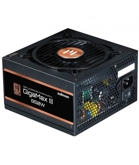 ZALMAN GigaMaxIII 850W v2 (80+Bronze) ATX3.0 - Alimentation PC - 850W