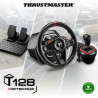 Volant gaming - THRUSTMASTER - T128 X SHIFTER PACK - Pour Xbox Series XS Xbox One et PC - Noir et Rouge