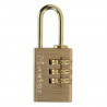 MASTERLOCK Cadenas 20mm a combinaison finition laiton