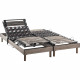 Ensemble relaxation électrique PHYSIOMAX - matelas + sommiers 2x90x200 cm - Ressorts ensachés - DEKO DREAM ERGO 6