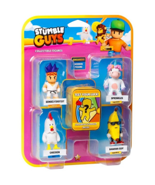 BANDAI - Stumble Guys - Collectible Figures 5 pack - Blister