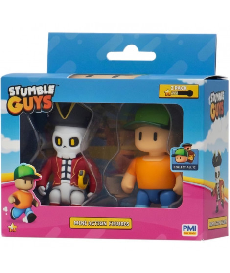BANDAI - Stumble Guys - Mini Action figures 2 pack - Window box