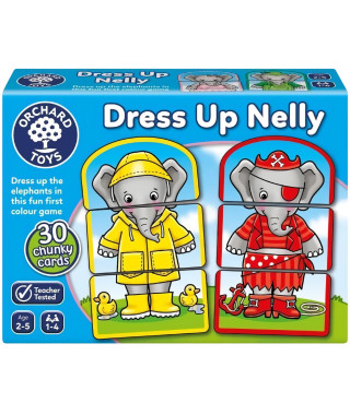 Les tenues de Nelly l'éléphant - Jeu correspondance couleurs - ORCHARD