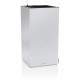 Pot de fleur LECHUZA Canto Stone Colonne 40 - kit complet LED, blanc quartz