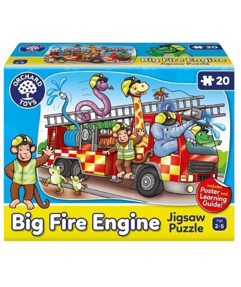 Big Fire Engine - Puzzle - ORCHARD - 20 p