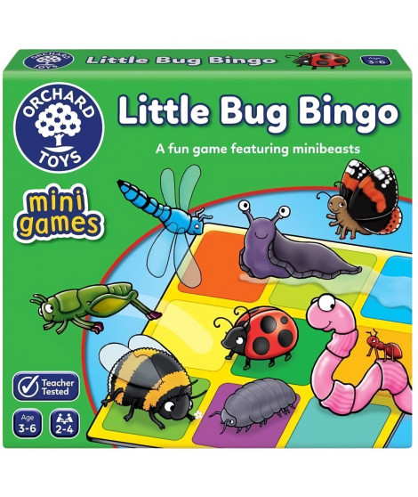 Little Bug Bingo - Jeu de bingo - ORCHARD - 3 a 6 ans