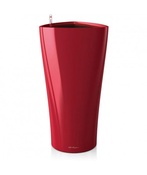 Pot de fleur Delta Premium 40 - LEC - Rouge - Plastique - Avec réserve d'eau