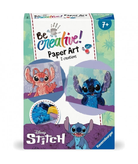 RavensburgerBe Creative-QuillingStitch2 réalisations TableauxPapier coloréActivité détente&créativeDes 7 ans23750