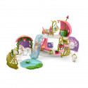 Schleich - Maison-fleur pailletée avec licornes, lac et écurie - 42445