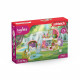 Schleich - Maison-fleur pailletée avec licornes, lac et écurie - 42445