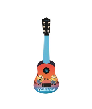 LEXIBOOK - LES MINIONS -  Guitare Acoustique Enfant - Hauteur 53 cm