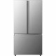 Réfrigérateur américain HISENSE RF815N4SASE - 2 Portes + 1 tiroir - Pose libre - Capacité 635L - L91,4 cm - Inox