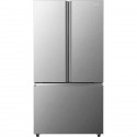 Réfrigérateur américain HISENSE RF815N4SASE - 2 Portes + 1 tiroir - Pose libre - Capacité 635L - L91,4 cm - Inox