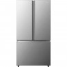 Réfrigérateur américain HISENSE RF815N4SASE - 2 Portes + 1 tiroir - Pose libre - Capacité 635L - L91,4 cm - Inox