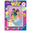 RavensburgerN° d'Art format 18x24cmDisney PrincessKit de peinture par numérosActivité détente et créativeDes 7 ans23929