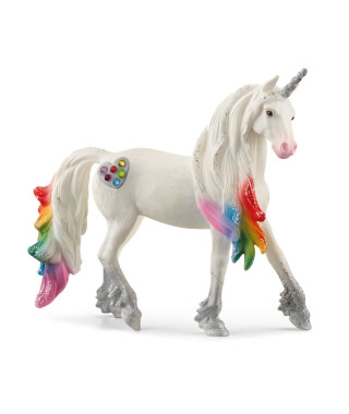 SCHLEICH - Licorne arc-en-ciel, mâle - 70725