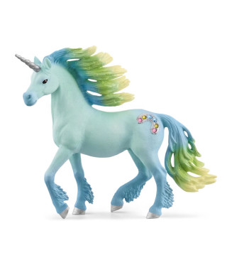 SCHLEICH - Licorne Barbe a papa, étalon - 70722