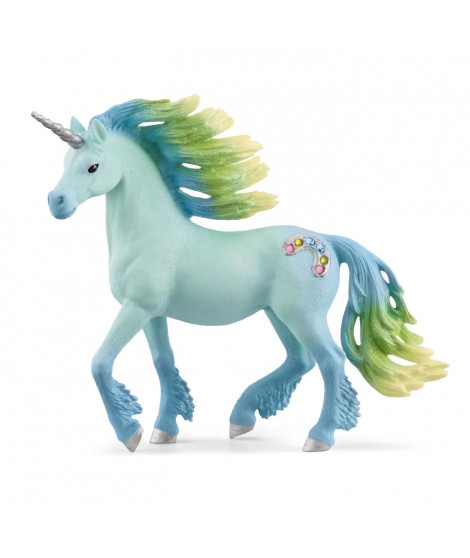 SCHLEICH - Licorne Barbe a papa, étalon - 70722