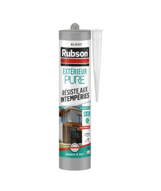 Mastic - RUBSON - PURE - Extérieur - Blanc - 280ml