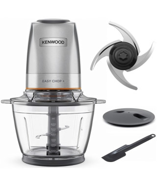 Robot multifonction KENWOOD CHP62.400SI - 2 vitesses - 500W - Capacité totale de 1,2L + accessoires