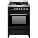 Cuisiniere mixte - AMICA - ACME2005N - 4 feux - 90-95 x 60 x 60 cm - Noir