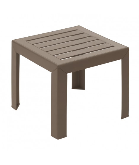 Table basse Miami 40x40cm taupe