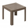 Table basse Miami 40x40cm taupe