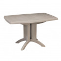 Table pliante - GROSFILLEX - Vega - Lin - 118x77 - Résine - 4P