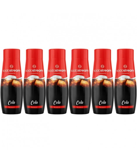 Lot de 6 Concentrés COLA SODASTREAM - 440ml