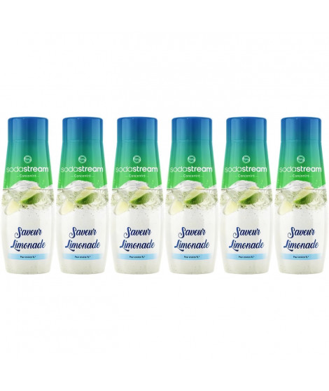 Lot de 6 Concentrés LIMONADE SODASTREAM - 440ml