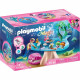 PLAYMOBIL - Magic Les Sirenes - Salon de beauté et sirene avec accessoires de beauté et boîte a perles - 70096