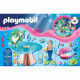 PLAYMOBIL - Magic Les Sirenes - Salon de beauté et sirene avec accessoires de beauté et boîte a perles - 70096