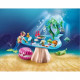 PLAYMOBIL - Magic Les Sirenes - Salon de beauté et sirene avec accessoires de beauté et boîte a perles - 70096