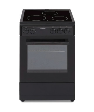 OCEANIC CV5050B8 Cuisiniere vitrocéramique 50x50 - Four convection naturelle - 48 L - Noir