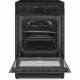 OCEANIC CV5050B8 Cuisiniere vitrocéramique 50x50 - Four convection naturelle - 48 L - Noir