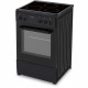 OCEANIC CV5050B8 Cuisiniere vitrocéramique 50x50 - Four convection naturelle - 48 L - Noir