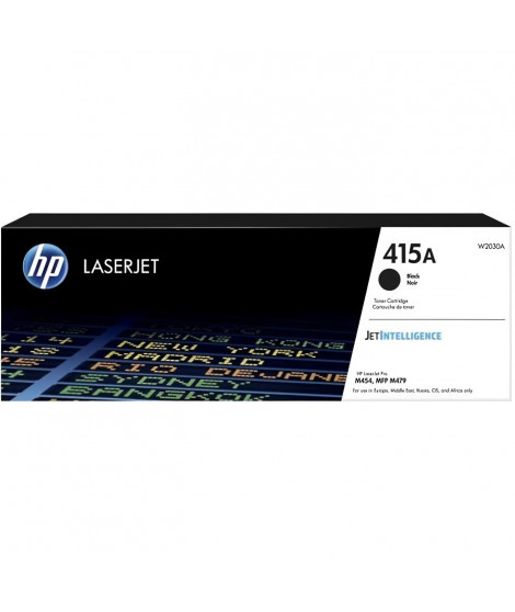 HP 415A Cartouche de toner noir LaserJet authentique (W2030A) pour HP Color LaserJet Pro M454 et MFP M479