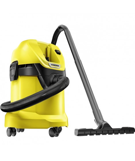 Aspirateur eau et poussiere sans fil KARCHER WD 3 - Fonction soufflerie - Cuve 17 L - 300 W