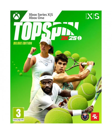 TopSpin 2K25 - Jeu Xbox Series X et Xbox One - Deluxe Edition