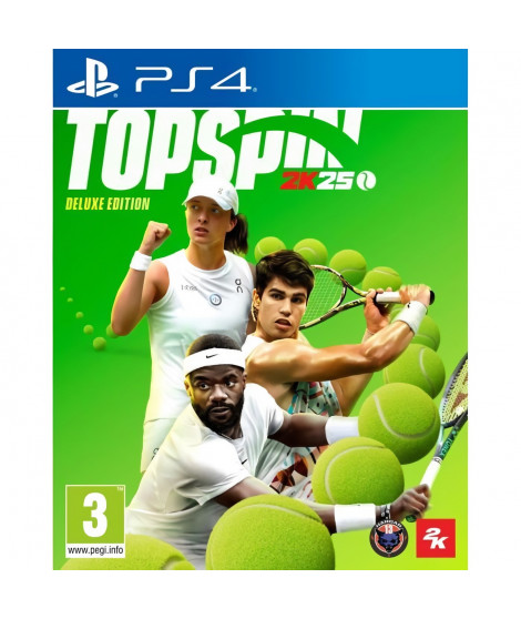 TopSpin 2K25 - Jeu PS4 - Deluxe Edition