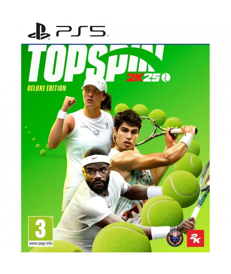 TopSpin 2K25 - Jeu PS5 - Deluxe Edition
