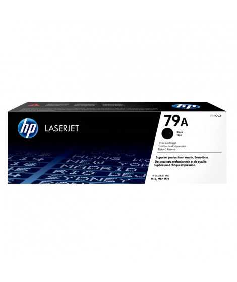 HP 79A Cartouche de toner noir LaserJet authentique (CF279A) pour HP LaserJet Pro M12/M26