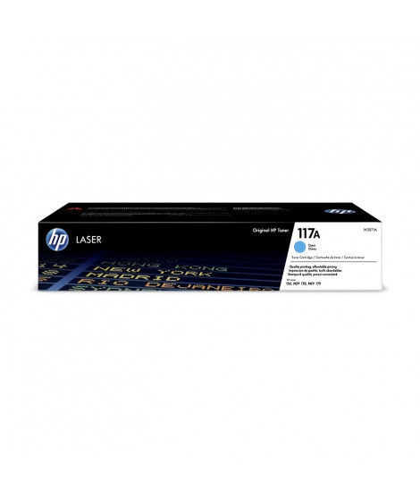 Toner Authentique HP Cyan 117A  W2071A - HP - Pour Laser 150 / HP Laser MFP 178/179