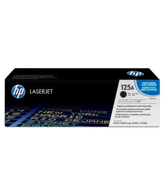 HP 125A Cartouche de toner noir LaserJet authentique (CB540A) pour HP Color LaserJet CM1312/CP1215/CP1217/CP1515/CP1518