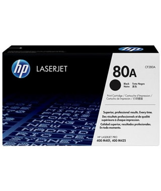 Cartouche de toner HP 80A noir pour LaserJet Pro 400 M401/MFP M425