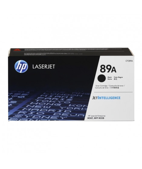 HP 89A Cartouche de toner Authentique Noir - Laser - Rendement Elevé - 5000 Pages