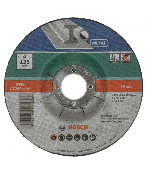 Disque a tronçonner diametre 125 X 5 pcs - BOSCH