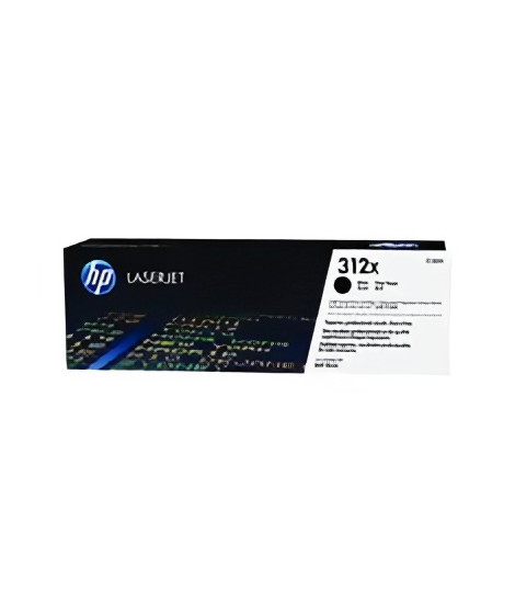 Cartouche de toner HP 312X - Noir - 4400 pages - pour Color LaserJet Pro MFP M476