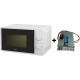 Pack Convertisseur de Tension 12/220V 1200W avec Télécommande - Micro-onde Hign One 220V 20L 700W