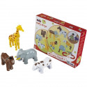 Klein - 0077- 4 animaux magnétiques Funny Puzzle